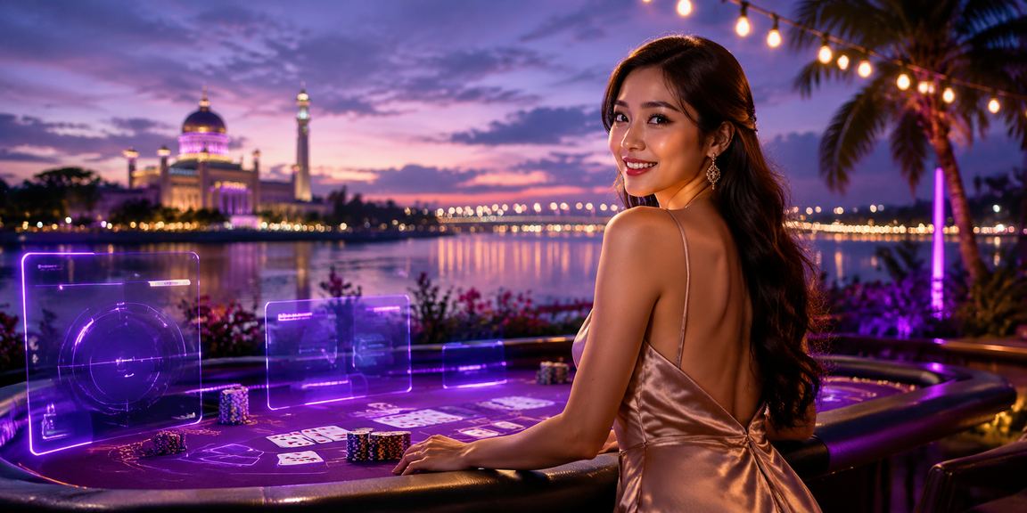 Permainan baccarat gaya Melayu di Putrajaya menggambarkan suasana meja kasino langsung